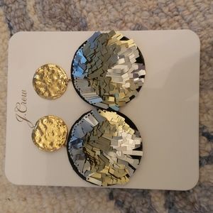 J.Crew Sequin Drop Earrings, New, BN351